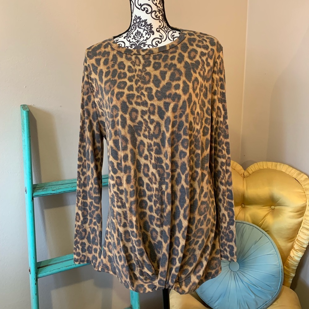EUC Leopard Print Shirt